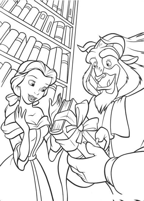 beauty   beast teapot coloring page