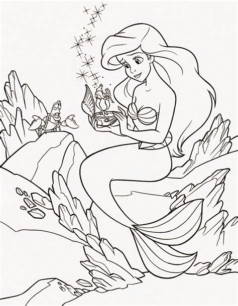 coloring pages ariel   mermaid  printable coloring pages