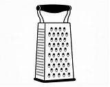 Grater Kitchen Clipart Svg Cooking sketch template