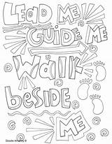 Coloring Pages Doodle Quotes Alley Bible Christian Songs Lds Printable Library Walk Word Colouring Clipart Adult Doodles Color Quote Primary sketch template