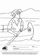 Trapper Coloring Pages Template sketch template