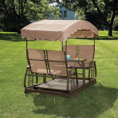 garden oasis cg 7a200b 4 person glider swing sears outlet