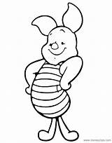 Piglet Coloring Pages Disneyclips Confident sketch template