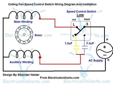 ceiling fan speed control switch wiring diagram electrical     electrical