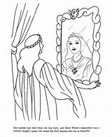 Coloring Snow Pages Evil Princess Fairy Queen Dwarfs Seven Kids Stepmother Stories Drawing Tale Story Sheets Adults Tales Disney Clipart sketch template