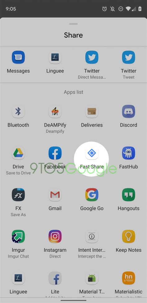 google  working  fast share  airdrop  files sharing tool