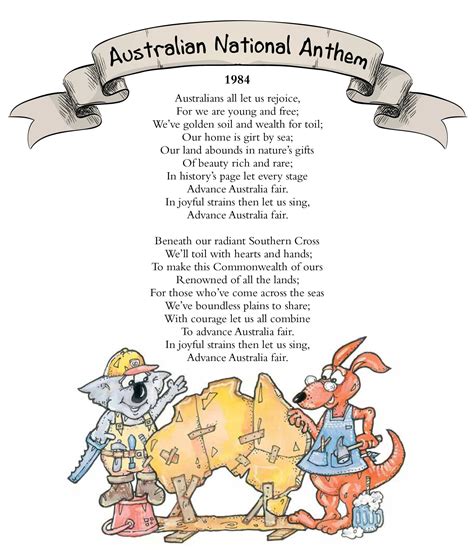 view  printable australian national anthem lyrics eapoynewall