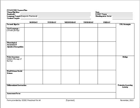 teacher schedule templates ms word excel