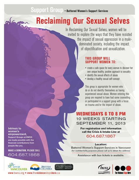 Bwss Support Group Reclaiming Our Sexual Selves Bwss