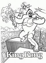 Kong King Coloring Pages Contest Printable Color Kids 1976 Popular Print Jessica sketch template