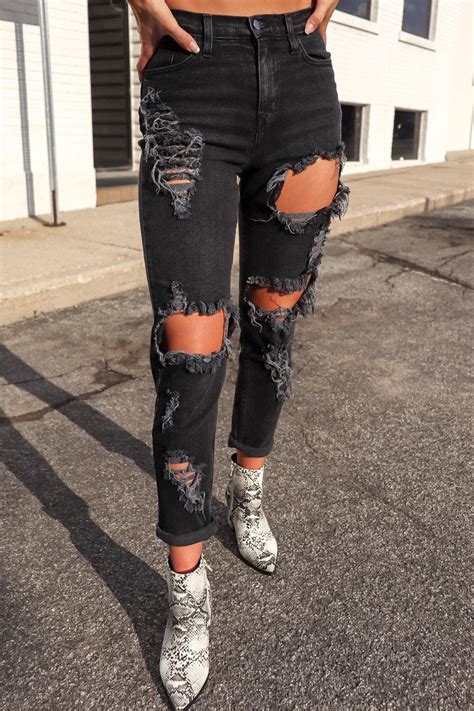 valerie vintage black jeans restock cute ripped jeans ripped jeans