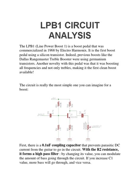 lpb circuit analysis
