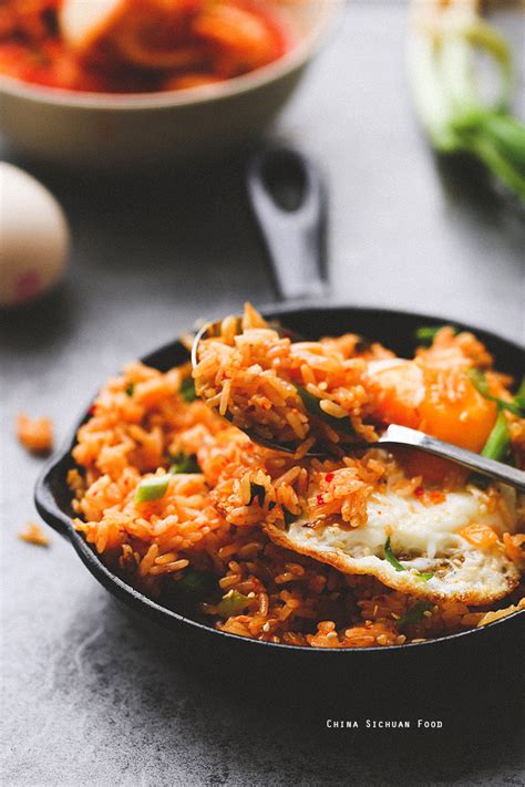 kimchi fried rice china sichuan food