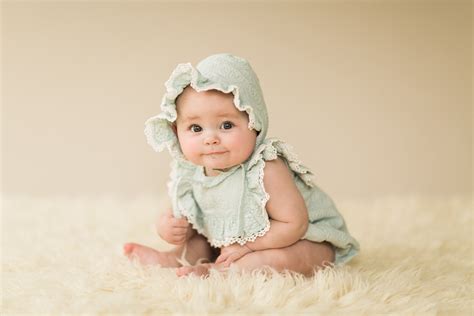 month  baby girl   mama milestone baby sessions alpharetta baby photographer