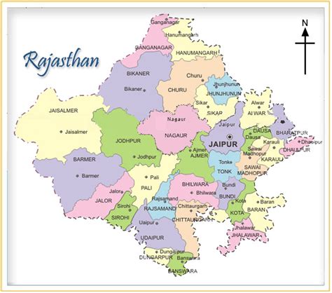 rajasthan map fresh eyes