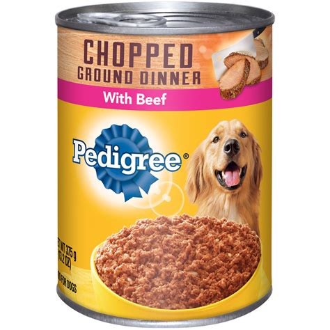 pedigree food  adult dogs traditional ground dinner  chopped