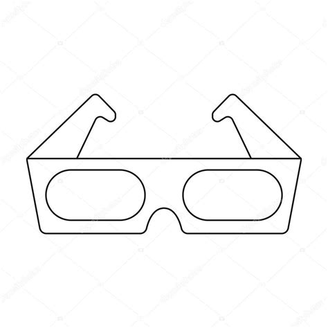 3d Glasses Drawing At Getdrawings Free Download