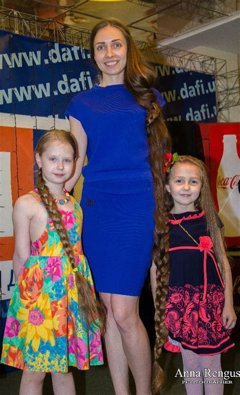 Long Hair Girl Shows Off Her Floor Length Hair Girls With