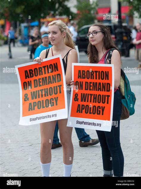 Members Of Stop Patriarchy And Their Supporters Hold A Pro Choice Rally