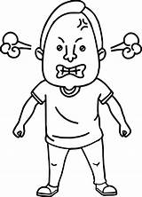 Angry Coloring Face Anger Bad Drawing Pages Person Man Mad Cartoon People Printable Kids Color Inside Getdrawings Guys Clipartmag Getcolorings sketch template