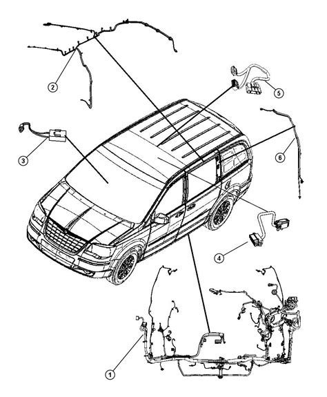 chrysler town country wiring unified body base   base