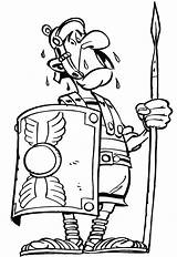 Asterix Soldier Obelix Pages Colorare Disegno Rome Coloriage Soldiers Kolorowanki Romano Romani Ausmalen Romains Dla Netart Romanos Astérix Soldato Esercito sketch template