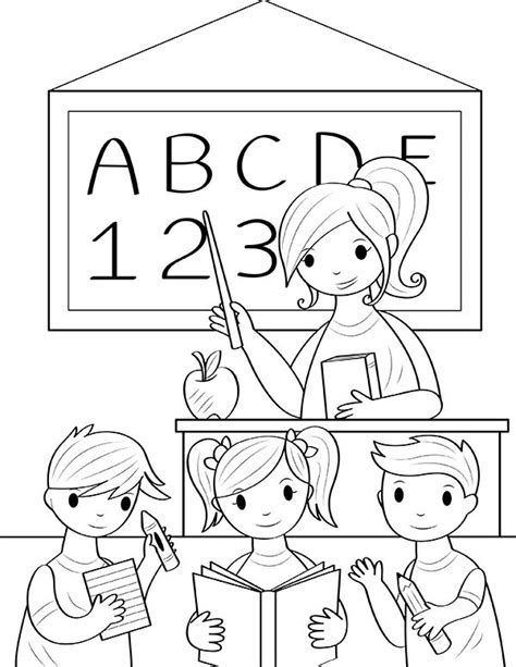 printable teacher coloring pages web check   printable coloring