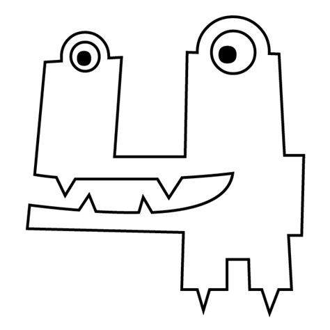 number  alphabeast  coloring page babadoodle