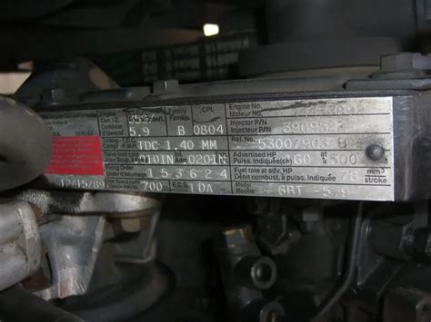 locate  cummins engine serial number dieselsalescom