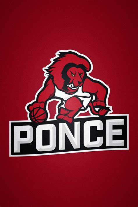 leones de ponce logo reimagined poster fabrica unified