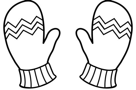 christmas gloves coloring pages christmas gloves coloring pages snow