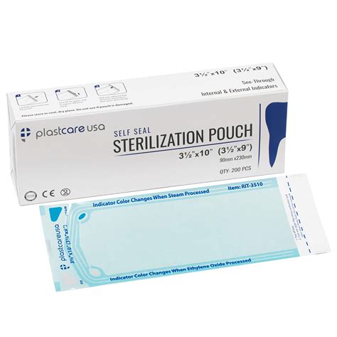 seal sterilization pouches    inches  boxes