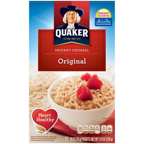 quaker instant oatmeal original   oz   packets  oz