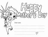 Coloring Mothers Happy Printable Mother Pages Print Card Greeting Color Kids Mom Cards Colouring Valentines Preschoolers Getcolorings Soccer Wallpaper sketch template