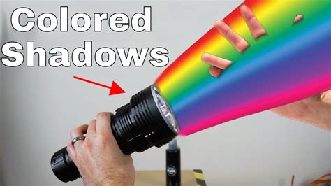 color   shadow  colored shadow experiment youtube