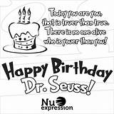 Dr Seuss Birthday Coloring Pages Happy Getdrawings Color Getcolorings sketch template