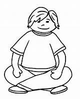 Sitting Clipart Boy Lap Cross Criss Applesauce Sit Hands Girl Drawing Clip Quietly School Kid Crisscross Floor Cliparts Child Person sketch template