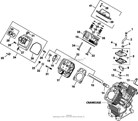 kohler ch  basic  hp  kw parts diagram  cylinder head breather group