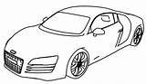 Audi R8 Wecoloringpage sketch template