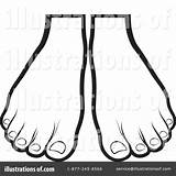 Clipart Foot Feet Clip Illustration Coloring Template Lal Perera Royalty Rf 20clipart Clipground Panda Cliparts Sketch 1024 Webstockreview sketch template