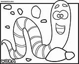 Worm Wurm Worms Earthworm Regenwurm Ausmalbild Malvorlage Earthworms Letzte Seite Malvorlagen Coloringway sketch template
