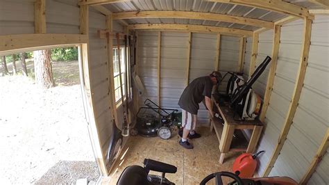 lawn tool storage   garden shed jays custom creations