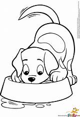 Coloring Pages Puppys Kitty Puppy sketch template