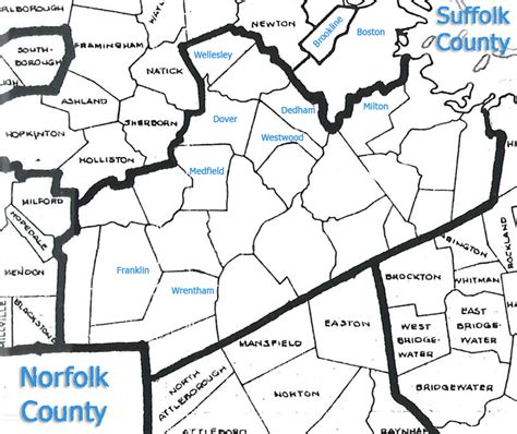 Norfolk Suffolk County Map H2o Care
