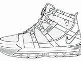Coloring Pages Shoes Lebron James Harden Drawing Vans Getdrawings Getcolorings Dunking Color Colorings sketch template