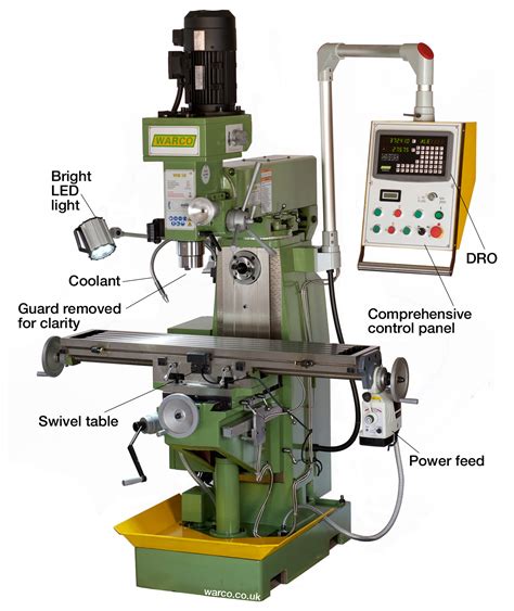 warco wm  horizontal vertical milling machine hv industrial mill