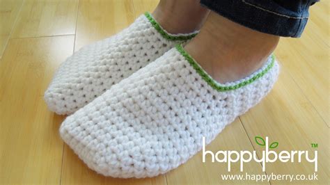 [video Tutorial] Simple And Easy Crochet Slippers For