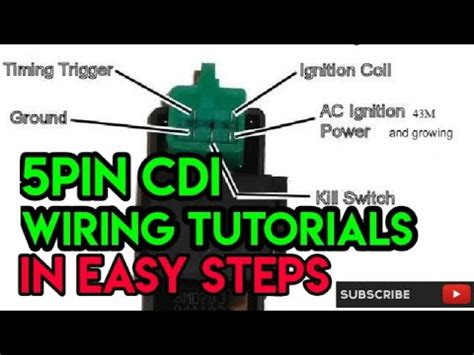 pin cdi wiring tutorials  easy steps youtube
