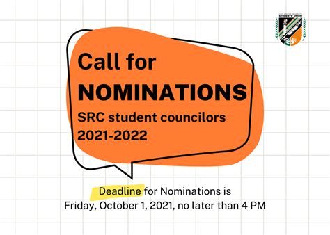 cbu students union call  nominations students representative council