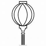 Chinese Lantern Coloring Pages Lanterns Getcolorings Drawing Getdrawings Color sketch template